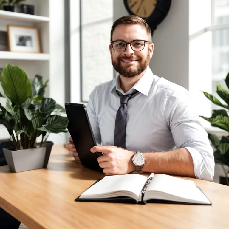 Persona aprendiendo con taller virtual